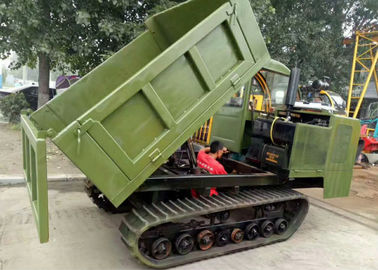 Little Tracked Power Barrow , Small Tracked Dumpers 300KG Load Capacity With Crawler