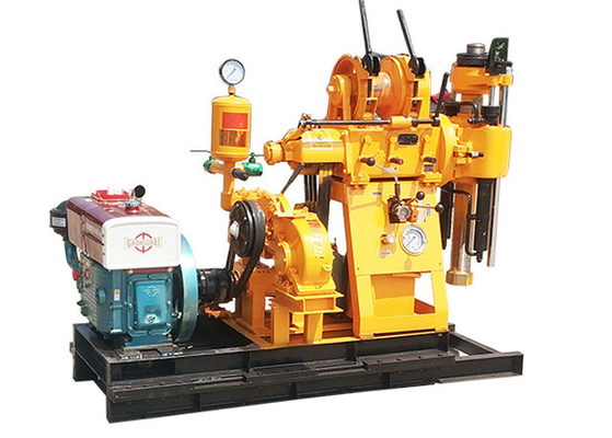 Hydraulic Feeding Water Well Borehole Drilling Rig , Engineering Drilling Rig