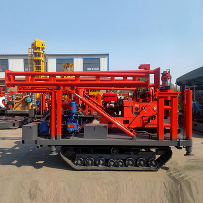 Easy Movement Sample Coring Crawler Mounted Drill Rig Spt 150 Meters Depth Portable