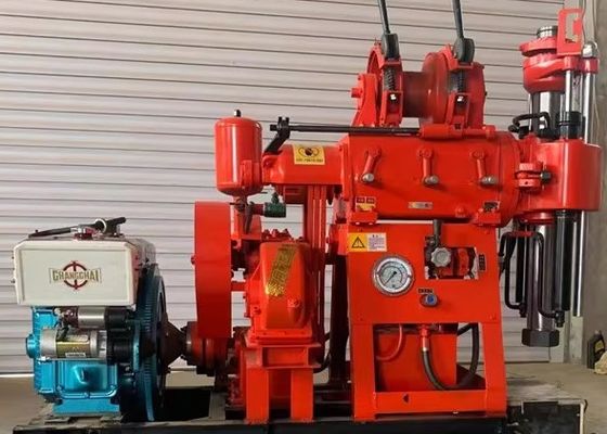 200 Meters Drilling Depth Steel Exploration Engineering Drilling Rig Machine