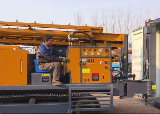 1000 Meters Deep Underground Pneumatic Drilling Rig For Water Well Borehole