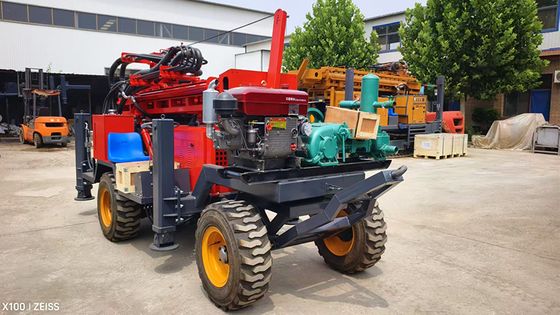 Diesel Engine Hydraulic Rock Drilling Machine 105-305mm Drilling Hole Diameter