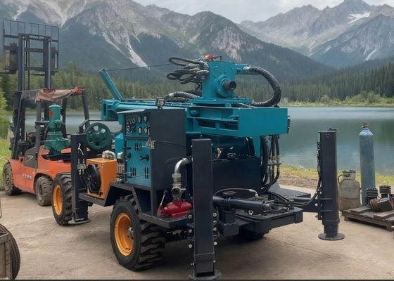 ST 200 Pneumatic New Water Well Drilling Rigs with Large Borehole Diameter 10 Inch