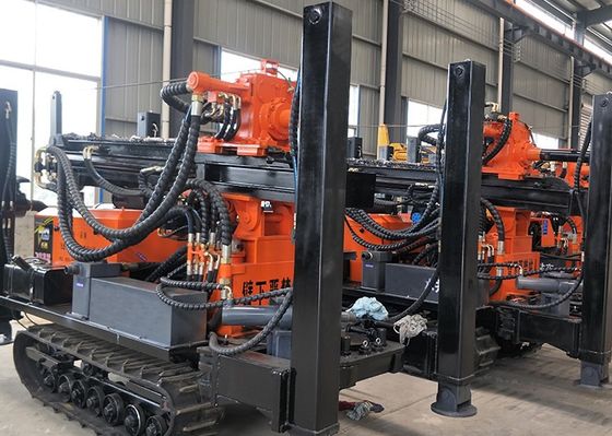 Customized ST200 Crawler Mounted Drill Rig High Speed With Kaishan Air Compressor