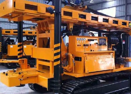 ST 200 Meters Chicago Pneumatic Drilling Rig Customized Diameter Large Diesel Engine Power