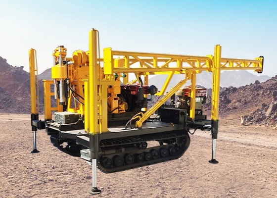 200m 깊이 300mm 지름 GK 200 22 HP 디젤 엔진을 가진 물 우물 파리 리그