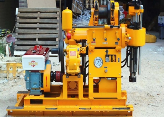 GK 200 핵심 드릴링 리그 탐험 기술설계를 위한 22 HP 디젤 엔진을 가진 Detph 200 미터