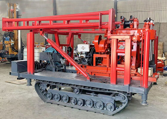디젤 엔진 토양 샘플 뚫기 기계 / 엔지니어링 뚫기 리그 600kg
