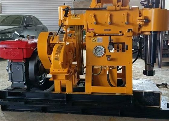100m 코어 샘플 SPT 토양 테스트 드릴링 머신 18 HP 디젤 엔진