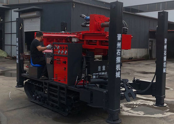 18t 리프팅 파워 큰 Pneumatic 드릴링 리그 물 구멍 기계