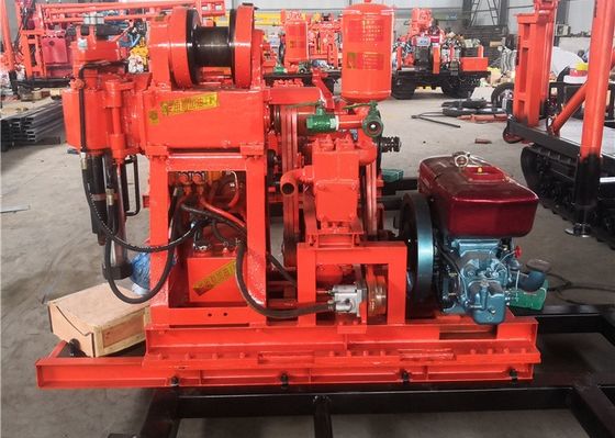 XY-1 150m 토양 검사 드릴링 기계 18 hp 디젤 엔진 탐사용