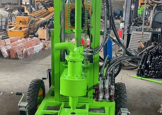 개인 농사를 위해 18 HP 엔진을 가진 미니 보어웰 수리 리그