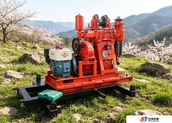 쉬운 작동 디젤 엔진 구멍 뚫기 기계 XY-1A 탐사