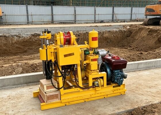 22 HP 디젤 엔진 펌프 토양 검사 및 기초 조사에 이상적입니다.
