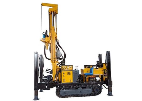 크롤러 이동 뚫기 리그 Pneumatic Drill 광업 물 Pneumatic 이중 목적 물 우물 뚫기 리그
