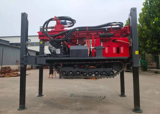 빨간색 St 350 미터 92kw 305mm 크롤러에 의하여 거치되는 교련 의장