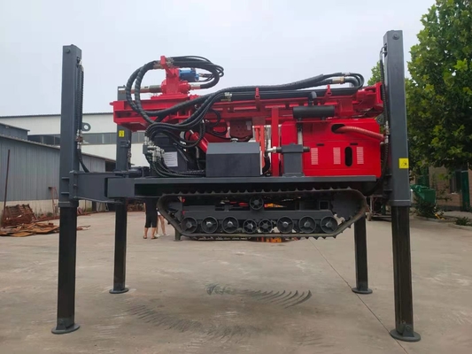 92kW 305mm Blasthole Crawler 설치 된 물 우물 파기용 드릴 리그 St350