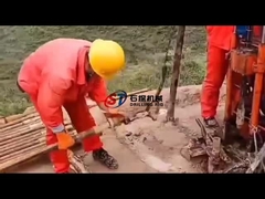 탄력적 강력한 지질학 굴착 장치는 50 미터 깊이에 도달합니다