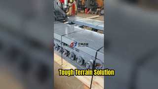 3 MT 크롤러 차대 간편한 운송