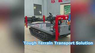 쉬운 운송 크롤러 차대 MT